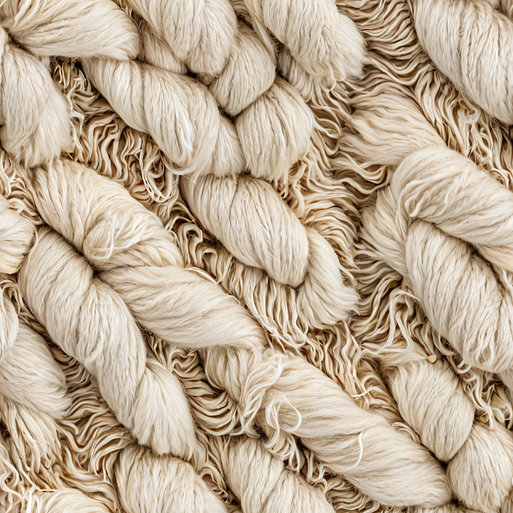 Twisted Cream Leather with Soft Fibrous Detailing seamless PBR texture preview
