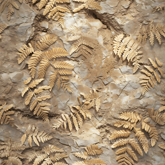 Stone Ground PBR Texture Featuring Detailed Leaf Imprints and Natural Erosion Stone texture preview