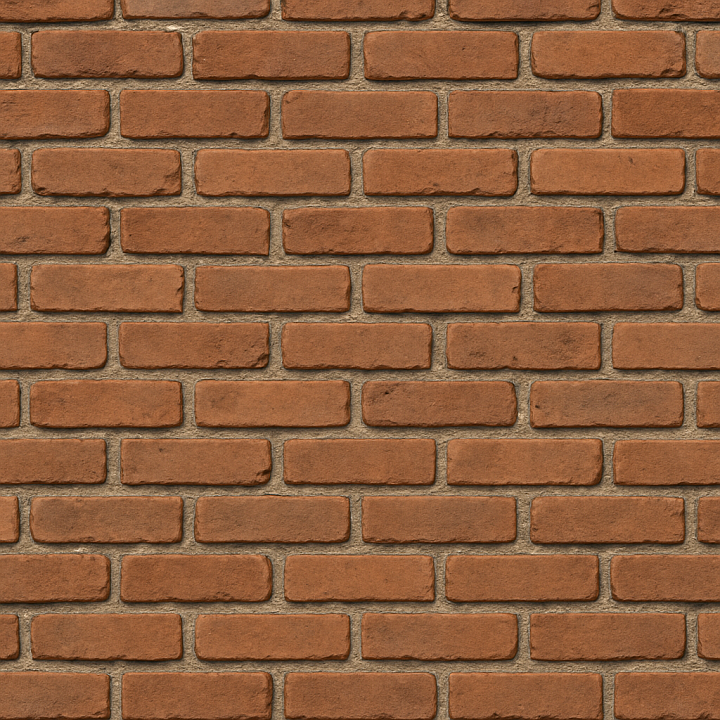 Natural Brick seamless PBR texture preview