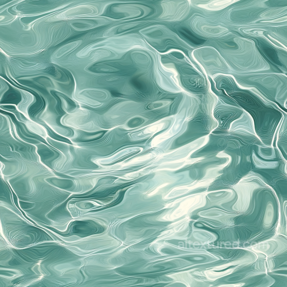 Stylized Ocean Water PBR Texture with Soft Calm Waves and Light Reflections Water texture preview