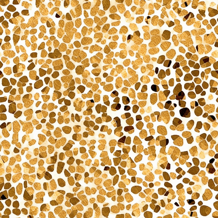 Leopard Print Fabric with Golden Brown Spots seamless PBR texture preview