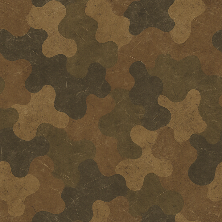 Camouflage Paint With Scratches And Camouflage Highlights seamless PBR texture preview