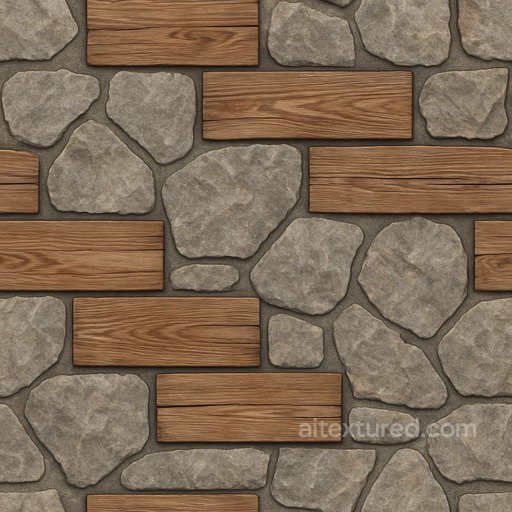 Wooden Stone Floor Seamless Texture seamless Flooring PBR texture