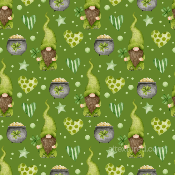 with Hand-Painted St St patrick texture preview