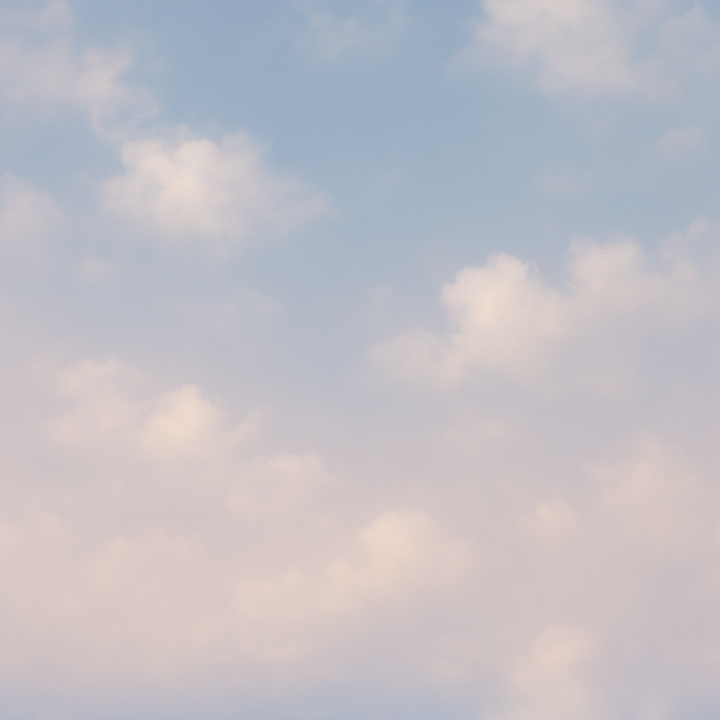 Of Soft Cloudy Sky Gradient With Cloud Highlights seamless PBR texture preview