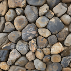 seamless Seamless 3D PBR Smooth River Rock Ground Texture with Weathered Surface texture 8k free download PBR