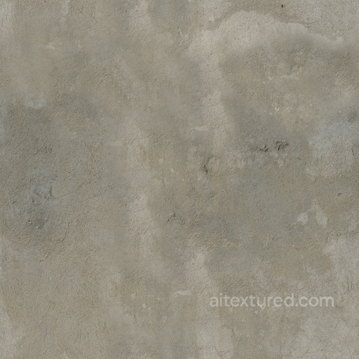 Rough Even Plastered seamless Concrete PBR texture
