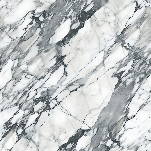 Seamless 3D Bardiglio Natural Marble PBR Texture with Bold Grey Veins