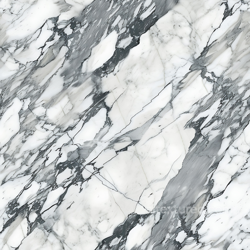 Bardiglio Natural Marble PBR Texture with Bold gray Veins seamless Marble PBR texture