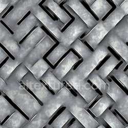 seamless Seamless 3D galvanized steel metal PBR texture with embossed diamond pattern texture 8k free download PBR