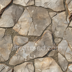 seamless Seamless 3D Cracked Stone Ground PBR Texture in Earthy Brown and Gray Tones texture 8k free download PBR
