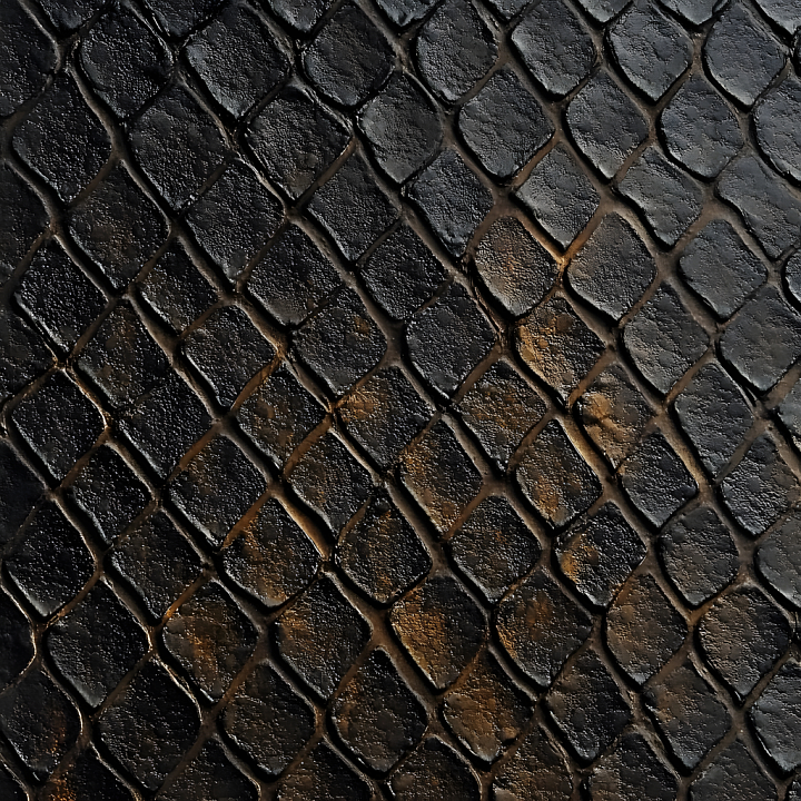 Reptilian Skin with Detailed Scales and Natural Variations seamless PBR texture preview