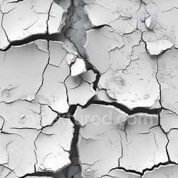 seamless Seamless 3D Cracked and Holed PBR Plaster Texture in White with Rough Damage texture 8k free download PBR