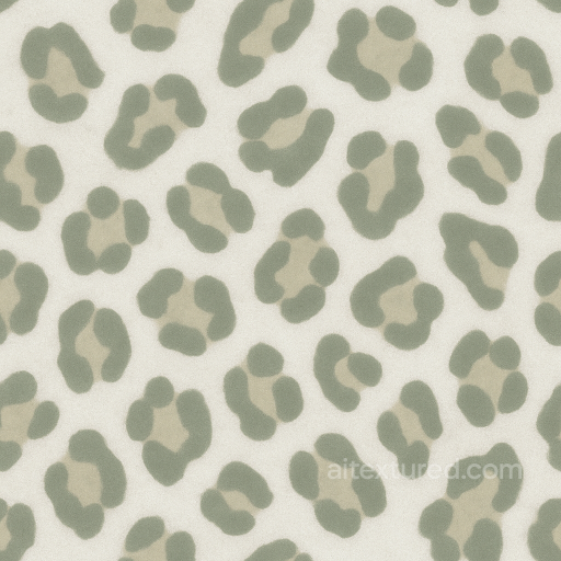 Snow White Leopard Spots Camouflage Fabric seamless Color Camouflage PBR texture