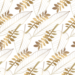 seamless Seamless 3D PBR White Background and Gold Leaf Ornamental Texture texture 8k free download PBR