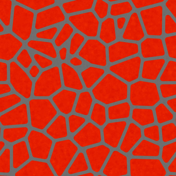 Orange Painted Wall with Silver Networking Pattern seamless PBR texture preview