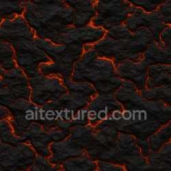 seamless Dark Molten Surface Texture texture 8k free download PBR