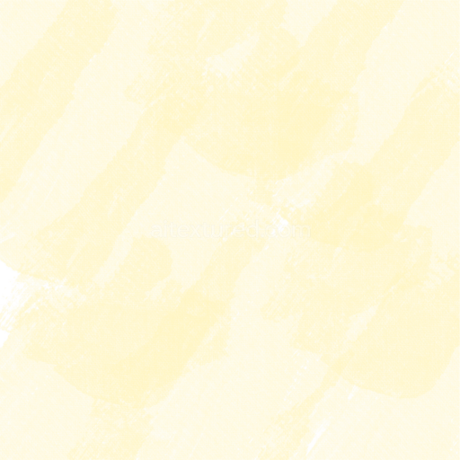 Seamless 3D PBR Soft Yellow Watercolor Paper Texture with Brush Strokes