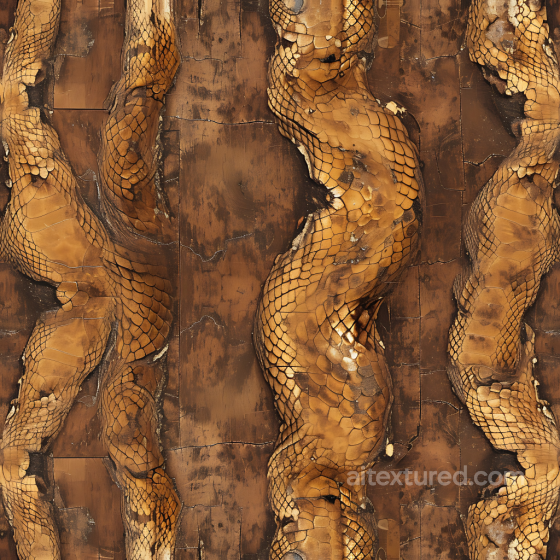 Varnished Wood Planks PBR Texture with Cracks and Organic Patterns Wood texture preview