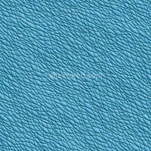Preview — Seamless 3D Pebbled Grain Blue Leather PBR Texture with Fine Wrinkles and Matte Finish