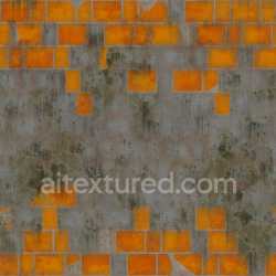 seamless Tile Seamless Pbr Texture Orange Concrete Grunge texture 8k free download PBR