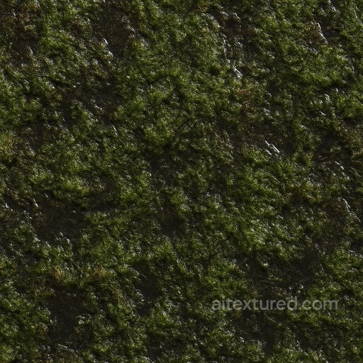 Dirty Wet Moss Seamless Texture seamless Moss PBR texture