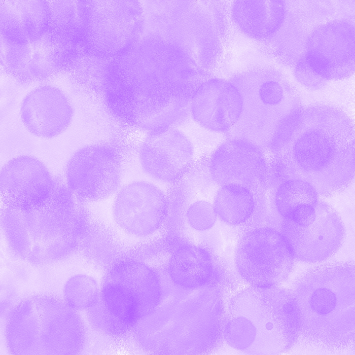 Watercolor with Soft Purple Circular Bleeds seamless PBR texture preview