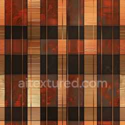 seamless Seamless 3D PBR Texture of Warm Plaid Pattern with Earthy Browns and Rust Reds texture 8k free download PBR