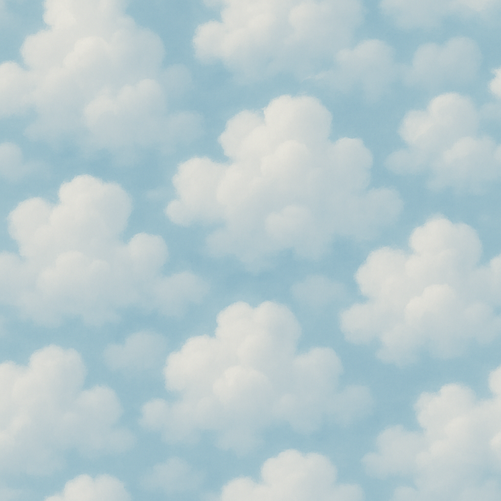 Smooth Cumulus seamless PBR texture preview