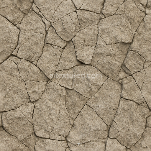 Seamless 3d texture pbr 8k cracked stone weathered stone fractured stone rough stone