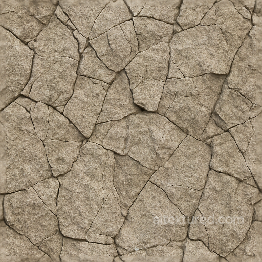 Cracked Stone Weathered Stone Fractured Stone Rough Stone seamless Stone PBR texture