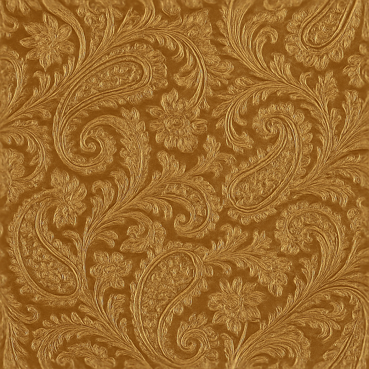 Vintage Paisley Classic Wallpaper With Satin Glossy Ornate Finish seamless PBR texture preview