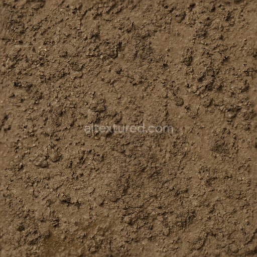 Seamless 3d texture pbr 8k muddy ground with mud splatter and rough grains