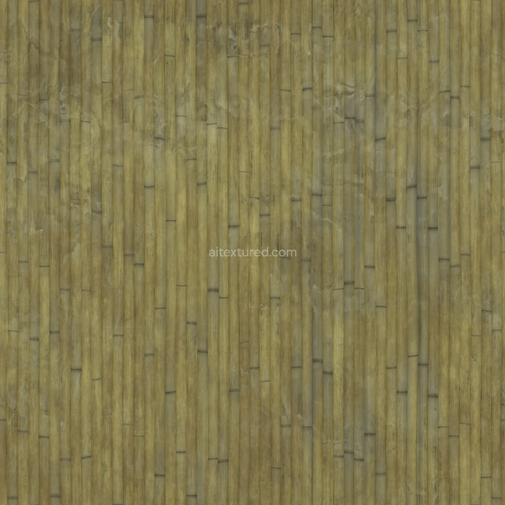 Seamless bamboo texture for 3D modeling and design