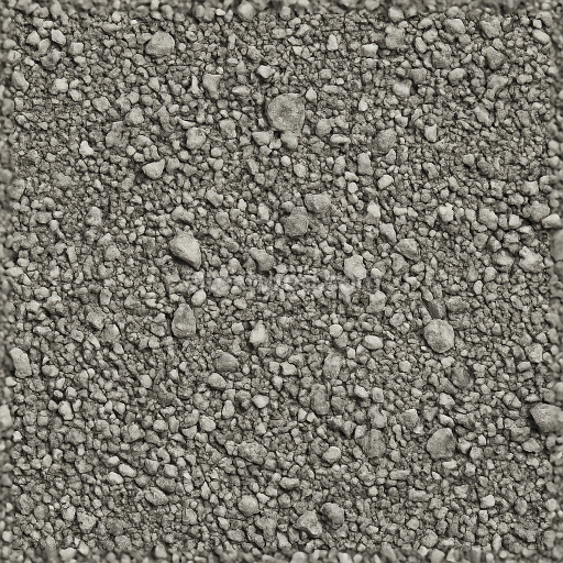 Seamless 3d texture pbr 8K of shadowed gravel with gravel pile and mixed sizes