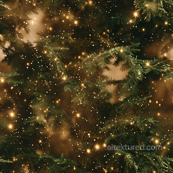 Digital Camouflage PBR Texture Featuring Forest Green Foliage and Sparkling Golden Highli… Color Camouflage texture preview