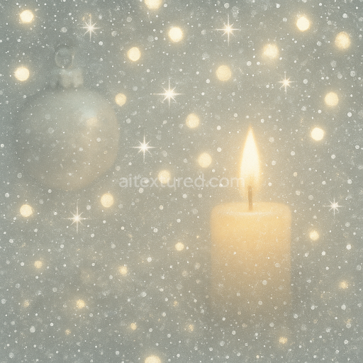 Seamless 8k PBR 3d Texture of Frosted Glass Holiday Ornament Surface