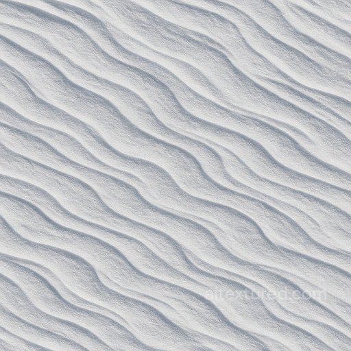 Wind Sculpted Snow Drifts seamless Snow-ice PBR texture
