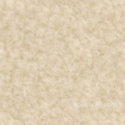 Undyed Wool Natural Wool Fibers Soft Wool Fluff seamless Wool PBR texture