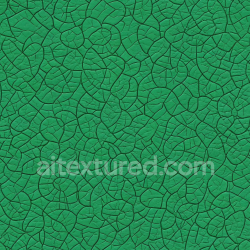 seamless Seamless 3D cracked green leather PBR texture with rugged surface detail texture 8k free download PBR