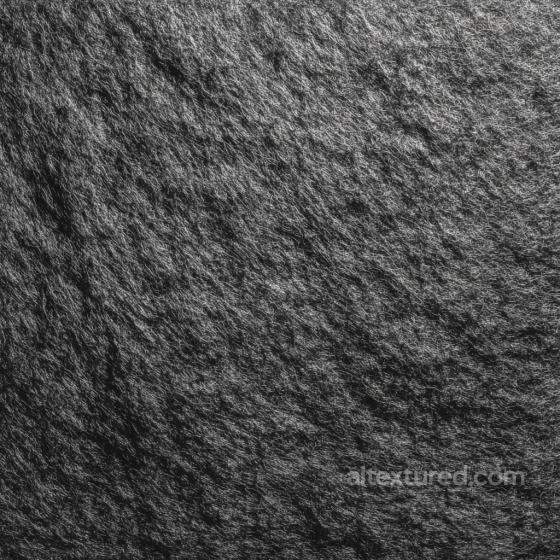 Felt PBR Texture Featuring Dense Black Wool-like Fibers Felt texture preview
