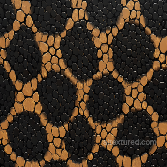 Skin Texture Featuring Reptilian Embossed Pattern with Organic Scales Skin texture preview