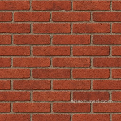 Detailed Red Brick Seamless Texture seamless Brick PBR texture