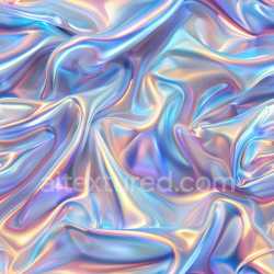 seamless Seamless 3D PBR Texture of Glossy Iridescent Fabric with Soft Folds texture 8k free download PBR