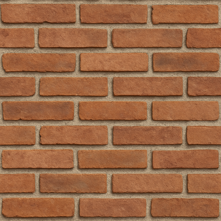 Thin Brick Veneer Panels seamless PBR texture preview