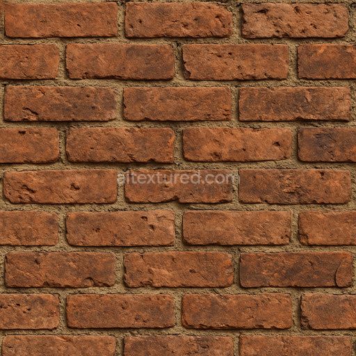 Weathered Clay Brick Texture Seamless 1024X1024