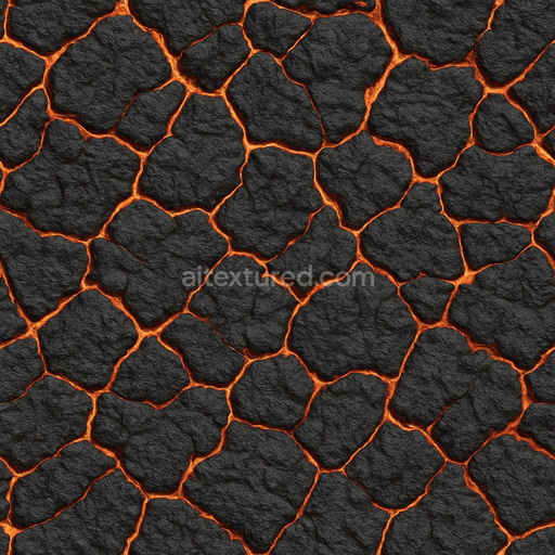 Dry Molten Surface Texture