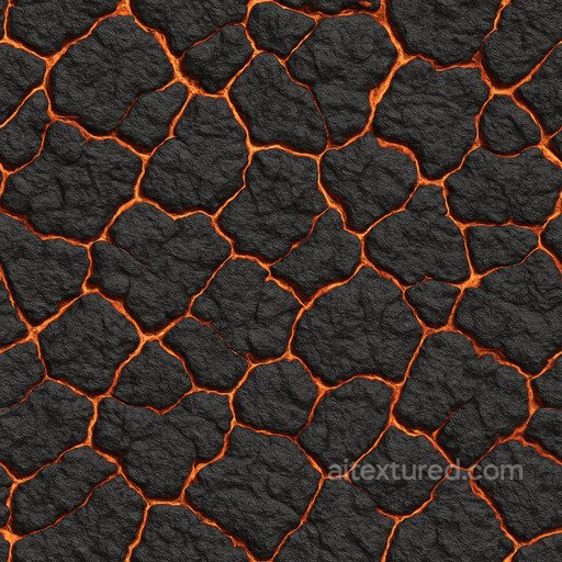 Lava - Dry Molten Surface Texture texture preview