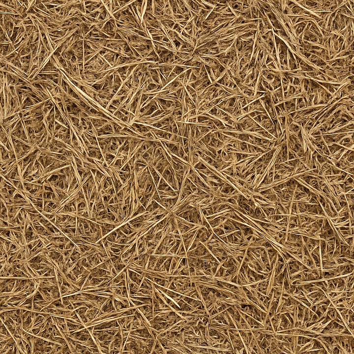Detailed Dried Grass seamless PBR texture preview