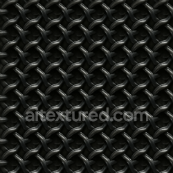 seamless Seamless 3d texture pbr 8k of blackened steel chainmail with tight weave texture 8k free download PBR